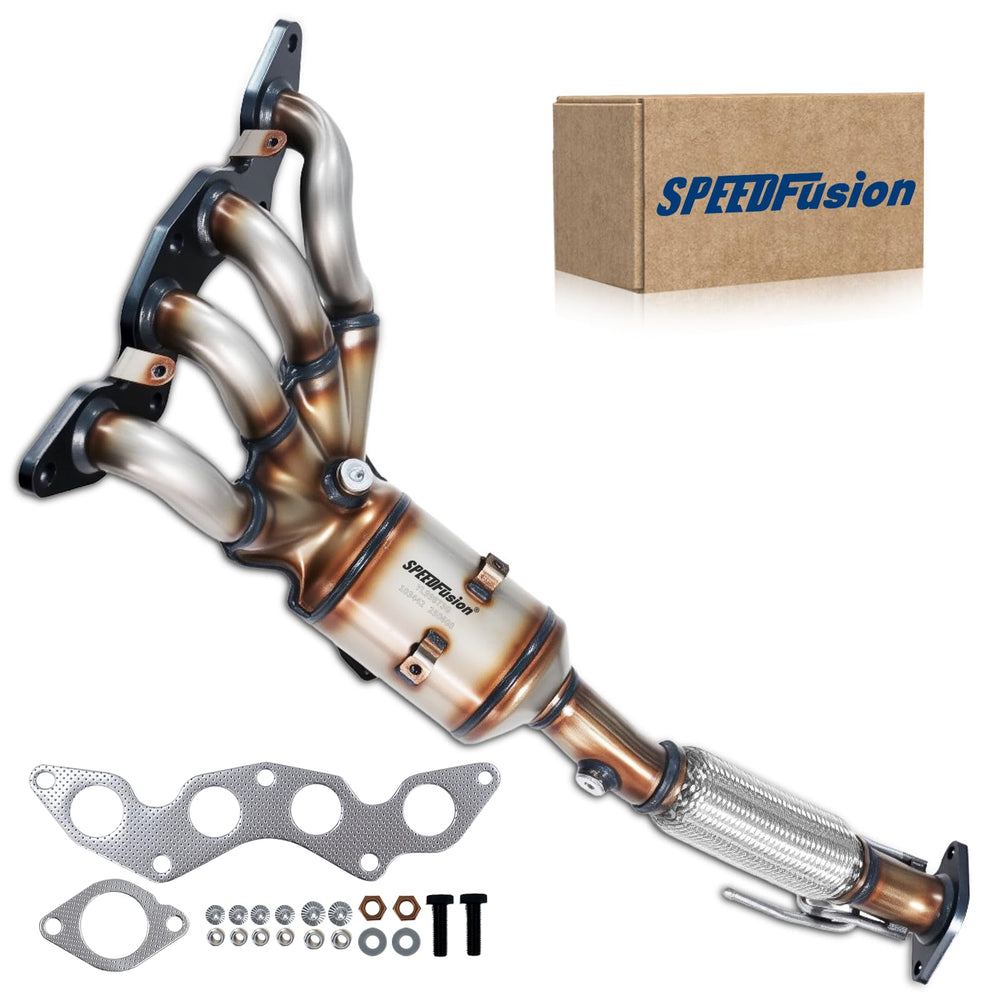 SPEEDFusion catalytic converter for Ford Focus body—stainless steel durability for lasting performance