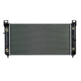 SPELAB aluminum radiator front view for Silverado compatibility