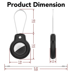 SPGUARD AirTag Holder raised edge protects AirTag from scratches.