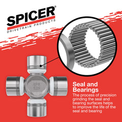 Spicer 5-1330X U-Joint Kit OSR external snap ring design.