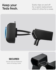 Spigen Air Freshener Adapter on Model 3 Highland quick install without tools.