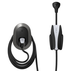 Spigen Bespoke wall mount holds the Tesla cable securely for clutter-free charging.