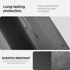 Spigen minimalist design complements interior without obtrusion