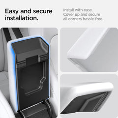 Protects the armrest surface from wear while maintaining clean lines