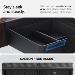 Low maintenance Spigen tray cleans quickly with a water rinse.