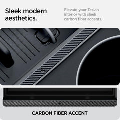 Easy installation helps secure the organizer in the Model Y Juniper console.