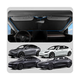Spigen front windshield sunshade with easy installation protects the cabin from sun