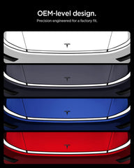 Spigen hood ornament with ultra-strong adhesion resisting peeling after washes