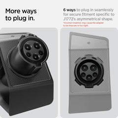 Spigen J1772 door dock supports horizontal-display Model X compatibility