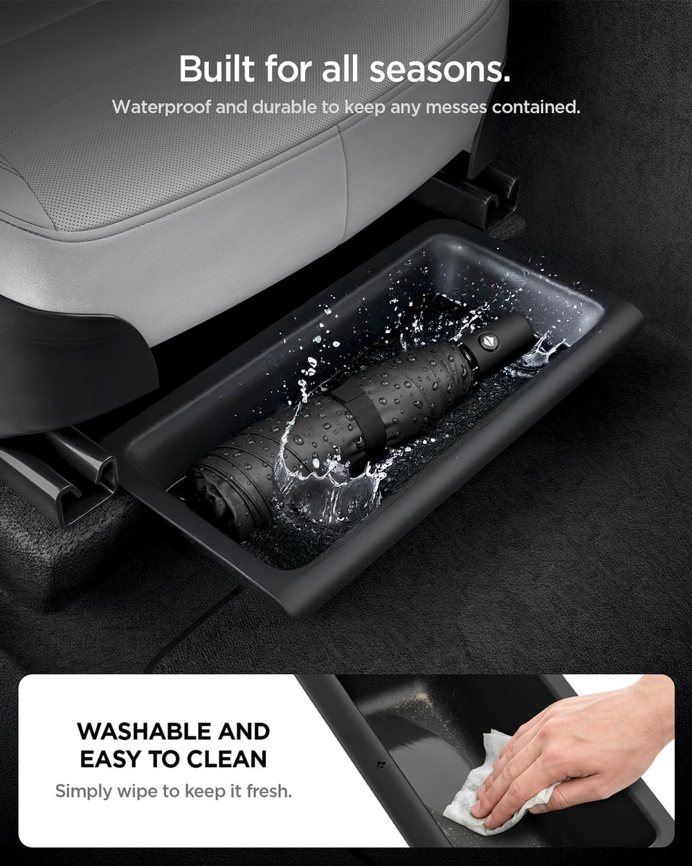 Spigen organization boosts daily drive with easy access to essentials.