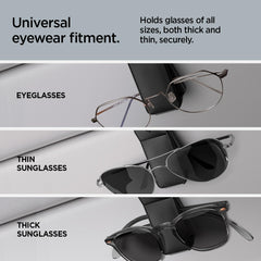 Spigen quick-install design slides into sun visors without tools.