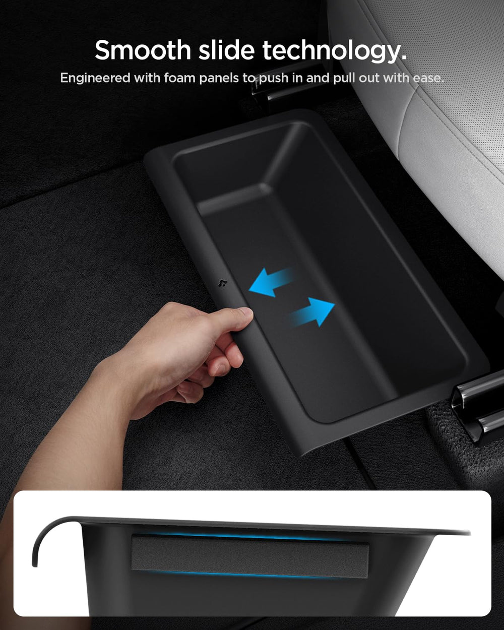 Spigen smooth slide tech delivers quiet, stable access without rattling.