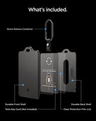 Spigen Tesla key card holder with carabiner for on-the-go access.