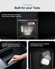 Spigen two-in-one pack consolidates center and armrest storage for tidy cabins.