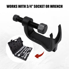 Sporacingrts ball joint separator easy operation with removable nut for quick release.