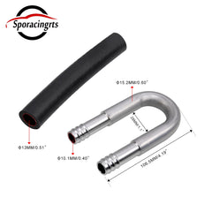 Sporacingrts diesel fuel rated hose ensures reliable connections during service