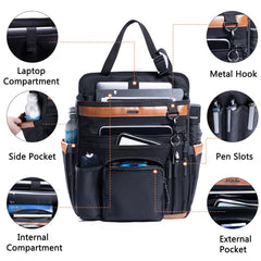 SPORJET car seat organizer laptop sleeve securely holds a 15.6-inch device.