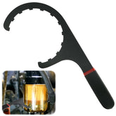 Sporthfish 61060 diesel fuel filter wrench in action speeds removal.