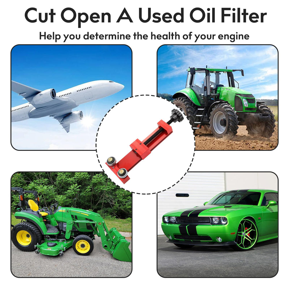 In-use shot of Sporthfish 66490 cutting an oil filter housing.