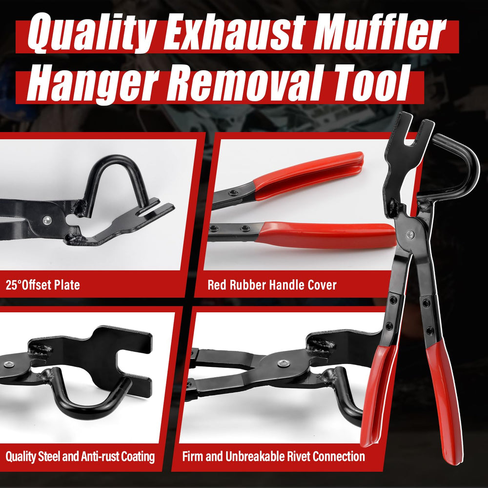 Sporthfish exhaust hanger pliers rust-resistant black coating for durability.