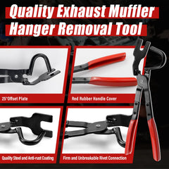 Sporthfish exhaust hanger pliers rust-resistant black coating for durability.