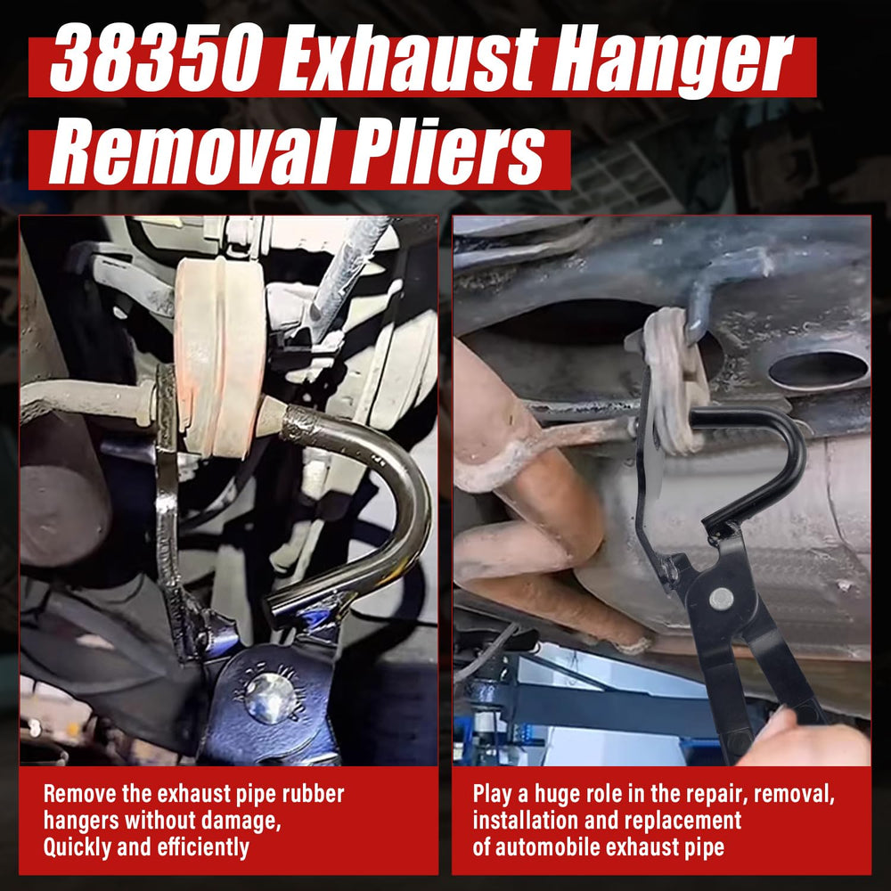 Sporthfish exhaust hanger pliers side angle highlights offset leverage for tight spaces.