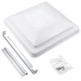 Sporthfish 14 inch square RV vent cover enables quick ventilation in mild weather