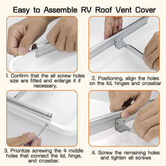 Sporthfish vent cover has a reliable hinge for smooth operation