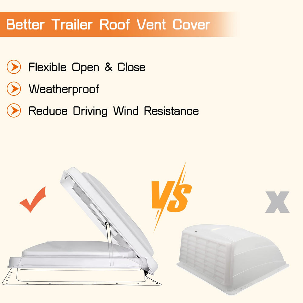 Sporthfish vent cover features a metal crossbeam for stable mounting