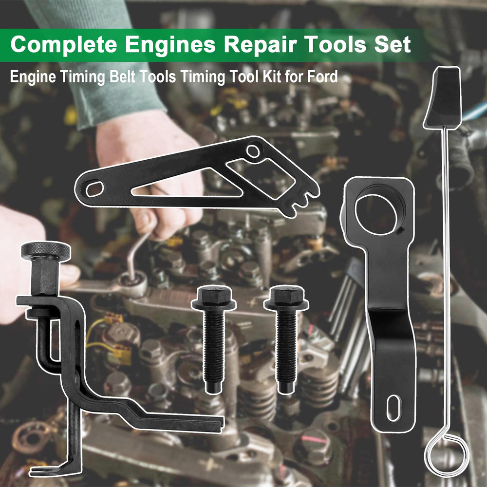 Sporthfish crankshaft positioning tool locks crank at TDC for timing