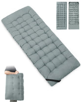 Sportneer cot mattress on a camp cot delivering cloud-like comfort for restful sleep