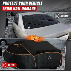 Sportuli packaged hail protector with storage bag for easy transport