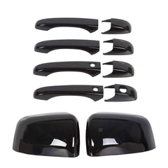 Sportuli top-half mirror cover left for Jeep Grand Cherokee and Dodge Durango enhances exterior style.