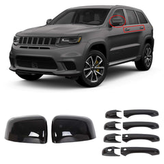 Sportuli top-half mirror cover right for Jeep Grand Cherokee and Dodge Durango enhances cohesion.