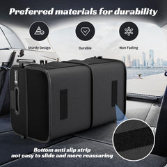 Sposuit trunk organizer made of 600D polyester for durable use and easy cleaning.