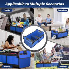 Sposuit Trunk Organizer Blue dimensions 23.6 by 14.6 by 12.2 inches for roomy storage