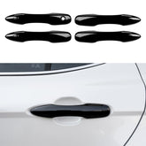 Spotrim door handle cover on a Toyota Camry front left, protecting against scratches.