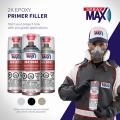 SprayMax 2K Epoxy Primer Beige professional-grade results from aerosols.