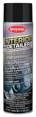 Sprayway SW780 Interior Detailer on dashboards and vents for a fresh, matte finish.