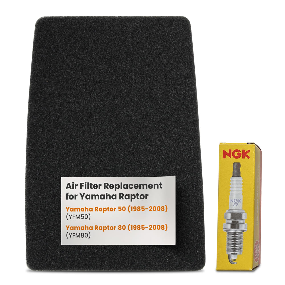 Spree Powersport air filter fits YFM50 and YFM80 with ease.