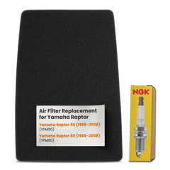 Spree Powersport air filter fits YFM50 and YFM80 with ease.