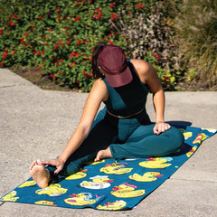 Sprints towel care label notes cold wash and low tumble dry.