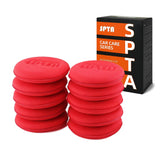 SPTA red 4-inch foam wax applicator pad for smooth car waxing