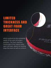 SPTA 5-inch cutting pad side view highlights durable construction and compatibility