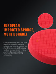 SPTA 6in microfiber fast finishing pad enables refined, streak-free final inspection