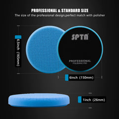 SPTA Blue T60 pad groove design stores paste to reduce mess