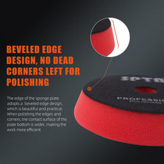 SPTA T10 ultra-fine finishing pad yields swirl-free gloss on clear coats.