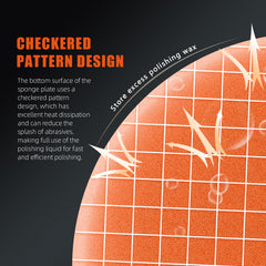 SPTA dual-face design pad with 6.5 and 6 inch faces