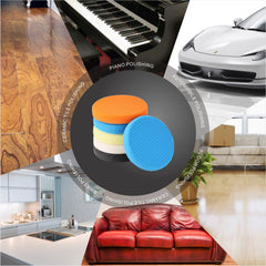 SPTA easy-to-use pad set with hook-and-loop backing for quick changes