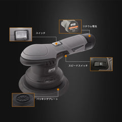 SPTA backing plate compatible with 5 and 6 inch pads for efficiency.